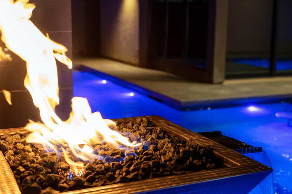 Blog hero photo for "Adding a Fire Feature for Pools in Los Angeles" — relevant completed pool/backyard project