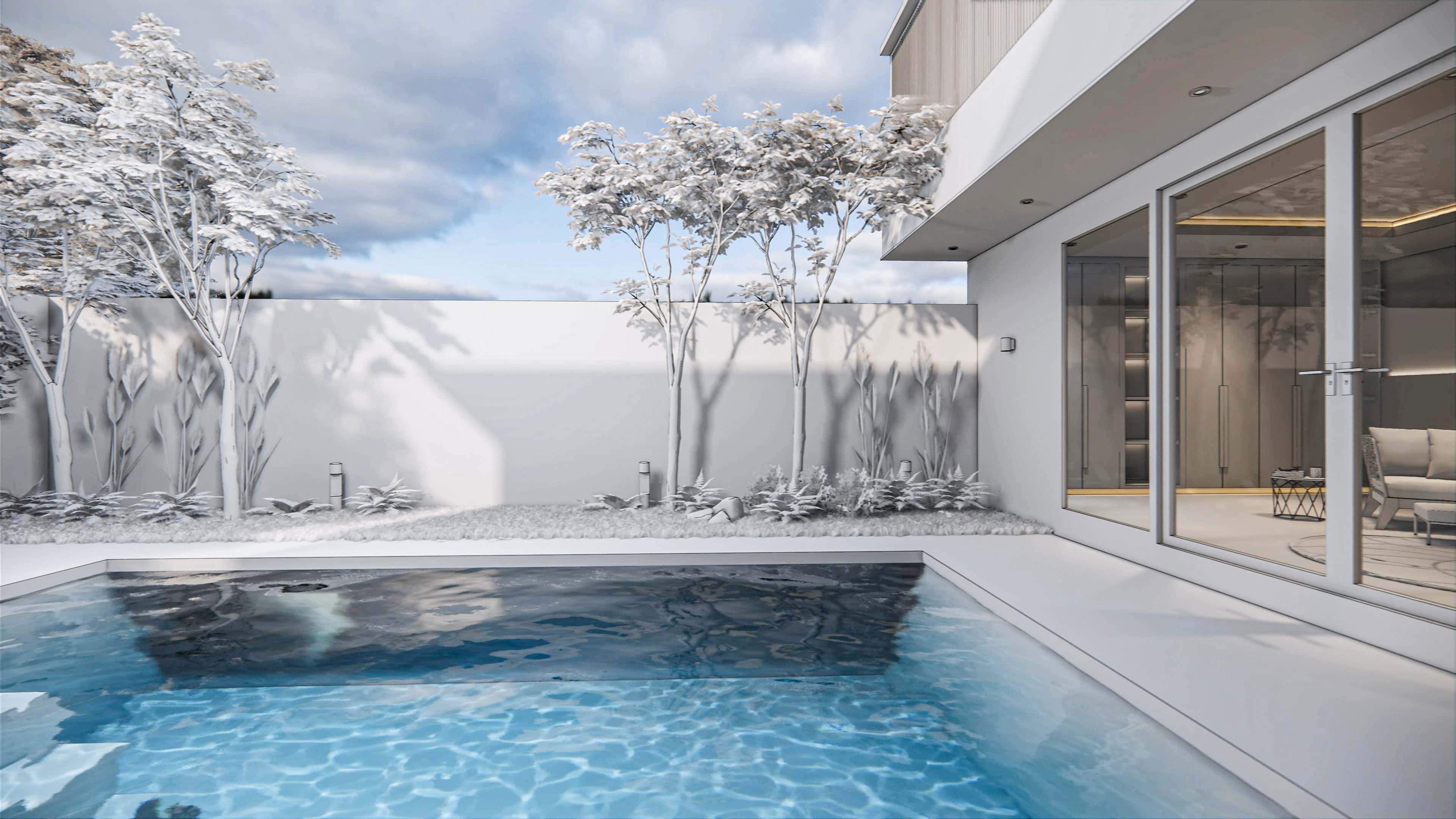 Blog hero photo for "How Deep Are Plunge Pools?" — relevant completed pool/backyard project