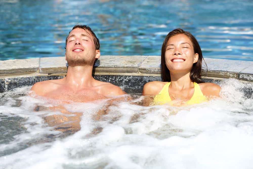 Blog hero photo for "Building an Inground Hot Tub for Your Backyard" — relevant completed pool/backyard project
