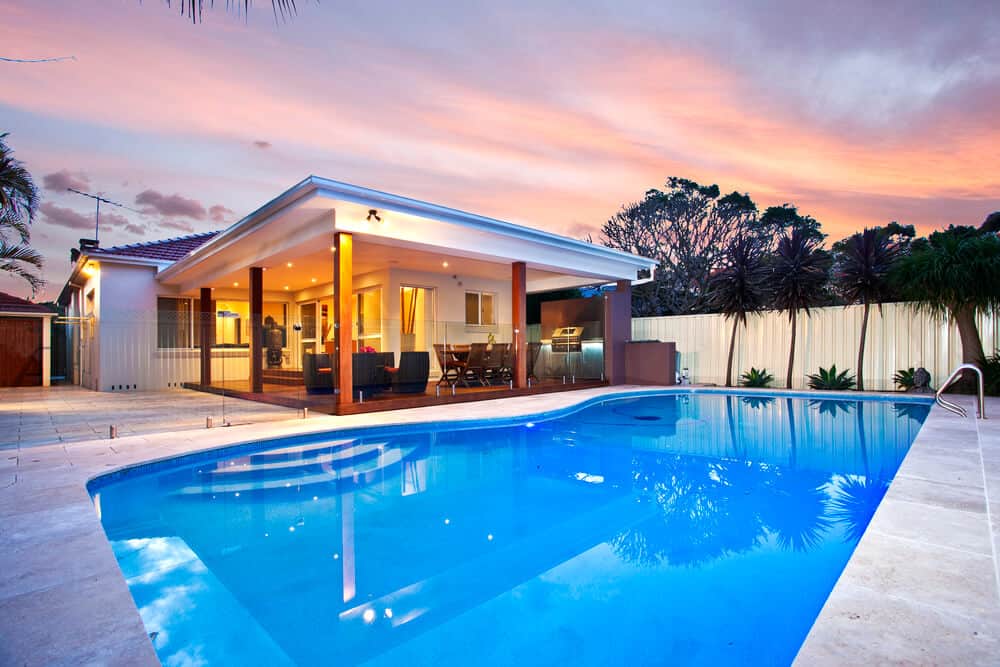 Blog hero photo for "Choosing the Right Pool Size for Your Backyard" — relevant completed pool/backyard project